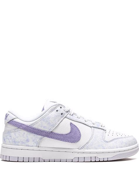 low cut purple nike shoes.